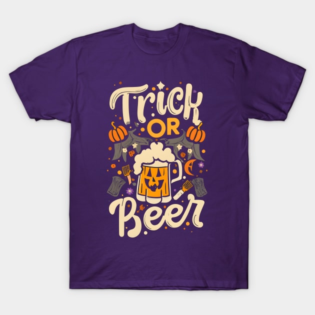 Trick or beer T-Shirt by Just-One-Designer 